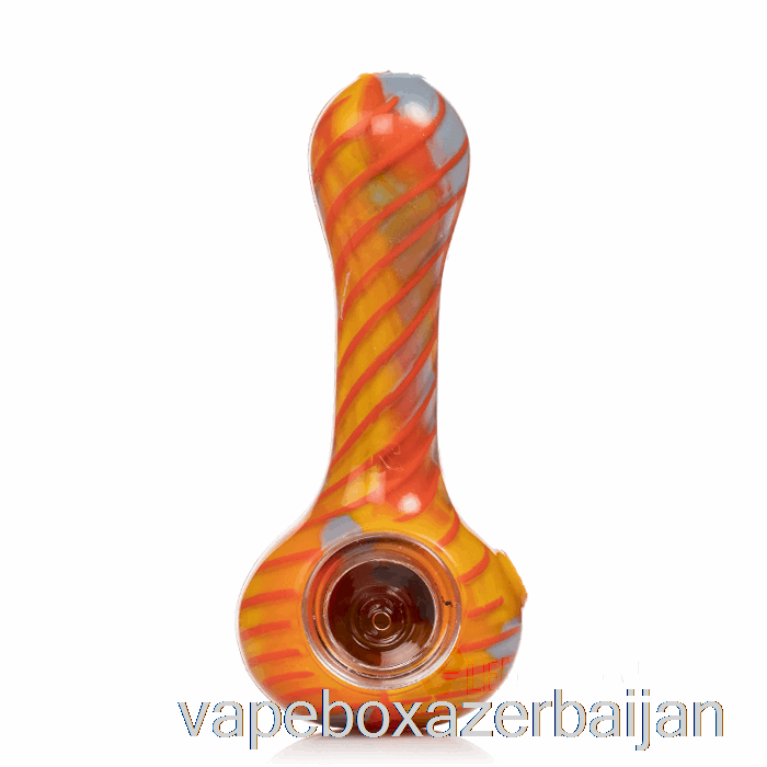 Vape Azerbaijan Eyce ORAFLEX Spiral Silicone Spoon Desert (Gray / Orange / Sunglow)